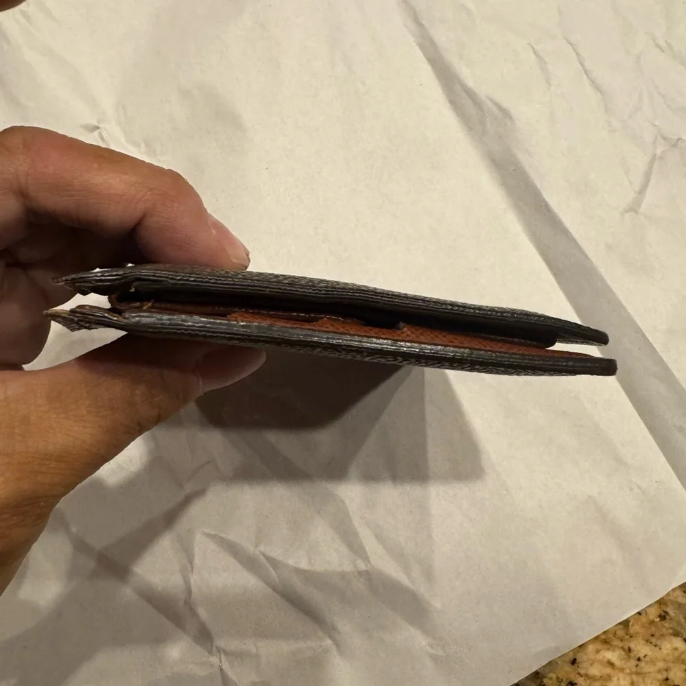 Louis Vuitton Monogram Ebien Multiple Wallet Card Case Leather Marco Bifold - Picture 4 of 7